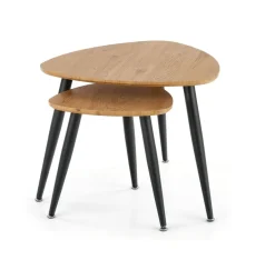 Zestaw 2 stolików Minessa dąb