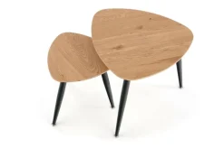 Zestaw 2 stolików Minessa dąb