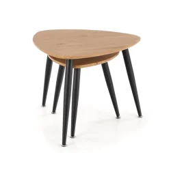 Zestaw 2 stolików Minessa dąb