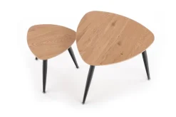 Zestaw 2 stolików Minessa dąb