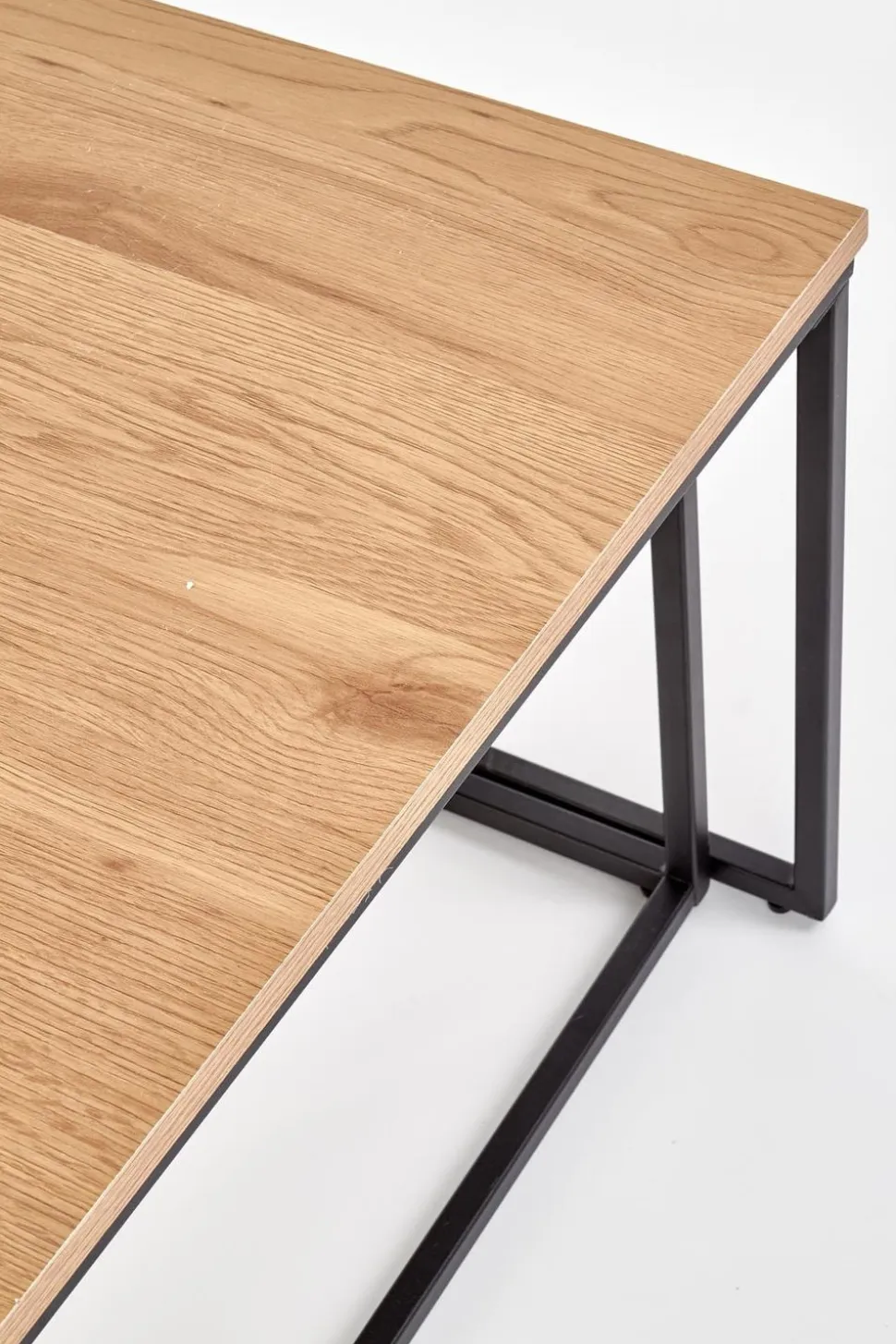 Zestaw 2 stolików Moxford dąb złoty /