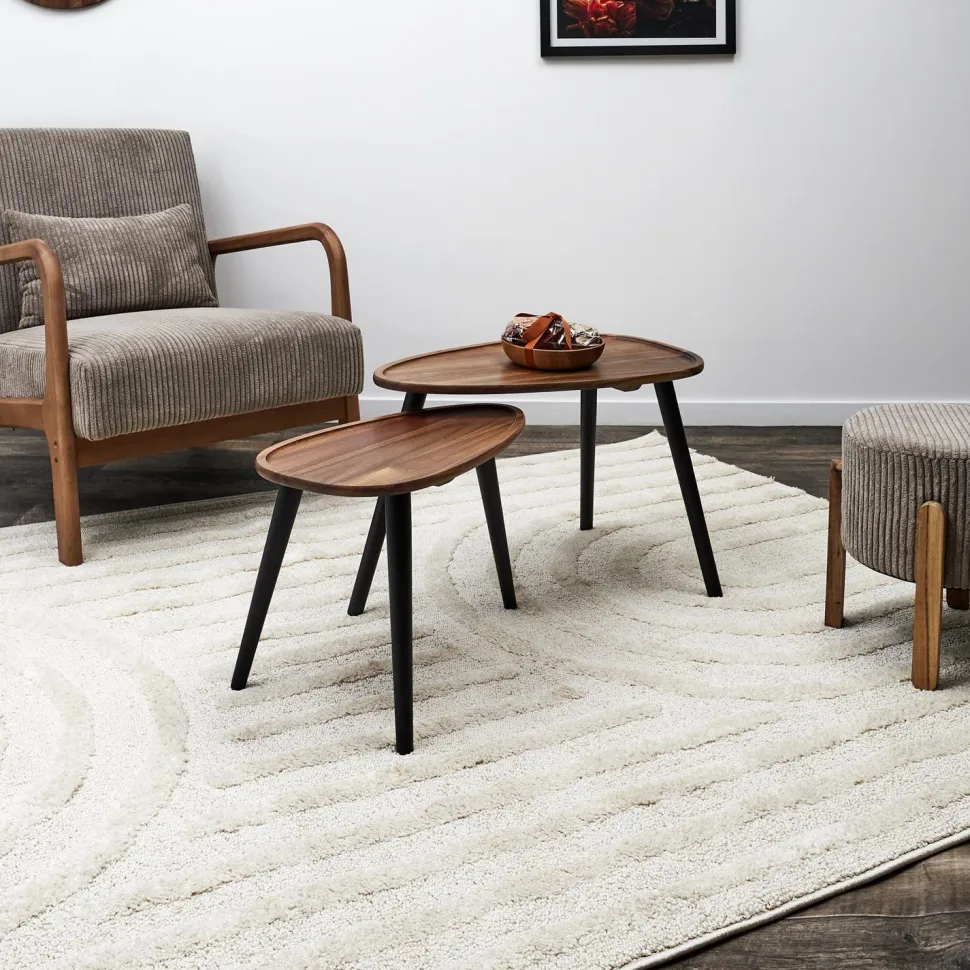 Zestaw 2 stolików Noby akacja