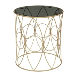 Zestaw 2 stolików Sacha złote