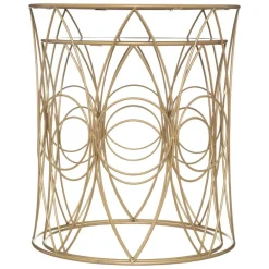 Zestaw 2 stolików Sacha złote