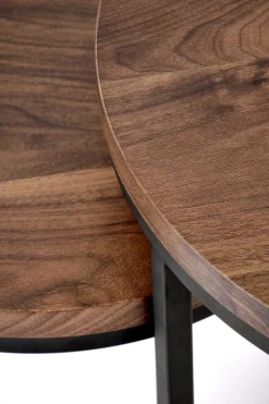 Zestaw 2 stolików Tabarka orzechowy /