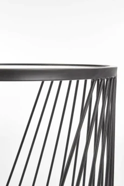 Zestaw 2 stolików Tornello czarny /