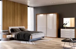 Zestaw 2 szafek nocnych Madera z LED