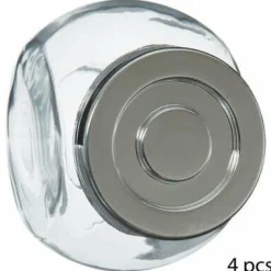 Zestaw 4 szklanych słoiczków Nixo 0,2L