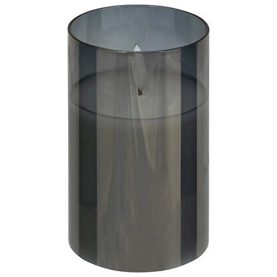 Zestaw 3 świec LED Sena dymione