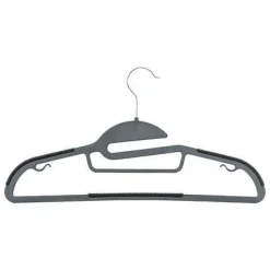 Zestaw 8 wielofunkcyjnych wieszaków na    ubrania szary