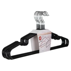 Zestaw 10 wieszaków Messa czarne