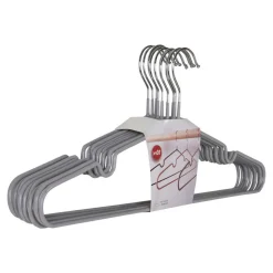 Zestaw 10 wieszaków Messa szare