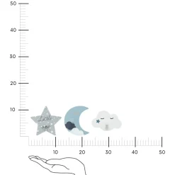 Zestaw 3 wieszaków Sky dziecięce