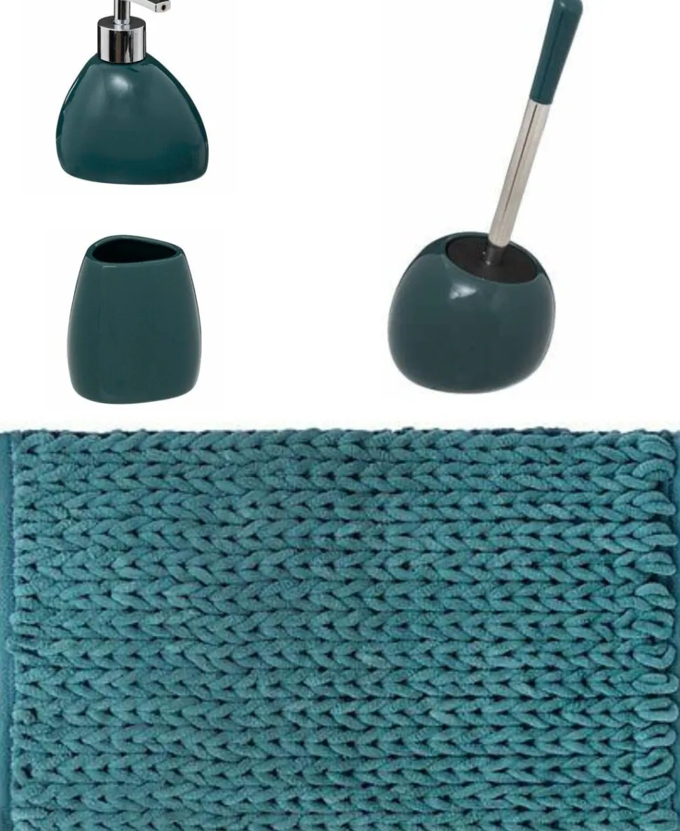 Zestaw akcesoriów łazienkowych Colors morski