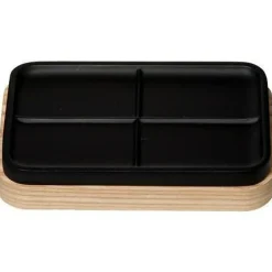 Zestaw akcesoriów łazienkowych Natureo czarny