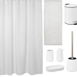 Zestaw akcesoriów łazienkowych Colors I biały