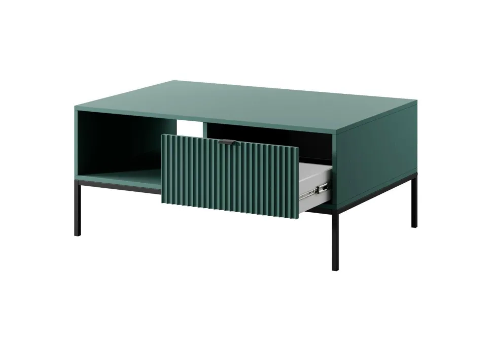 Zestaw do salonu Delicious zielony czarne uchwyty