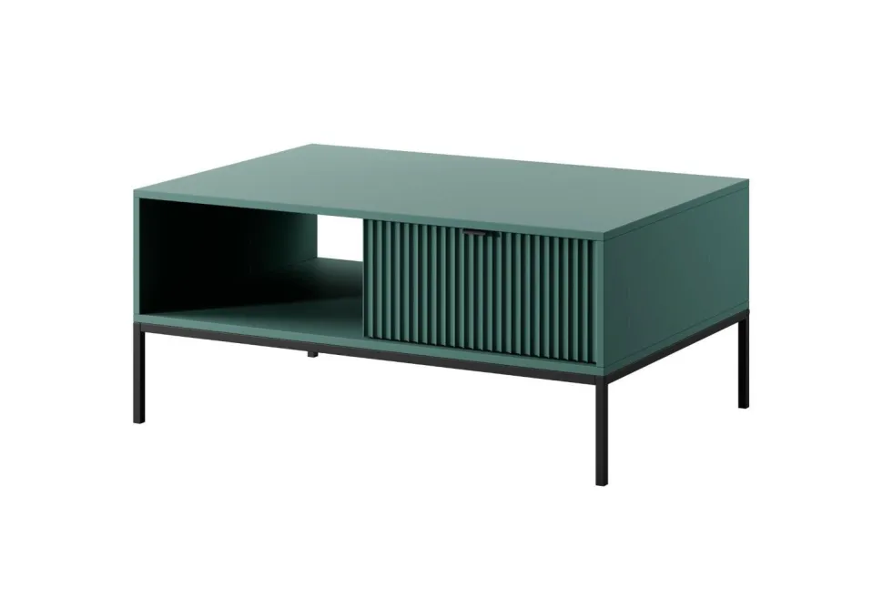 Zestaw do salonu Delicious zielony czarne uchwyty