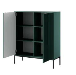 Zestaw do sypialni Delicious zielony czarne uchwyty