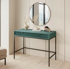 Zestaw do sypialni Delicious zielony czarne uchwyty