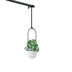 Zestaw doniczek Triflora biały/czarny