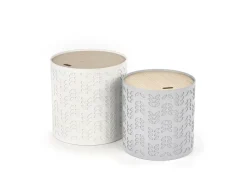 Zestaw dwóch stolików Lamba biały /