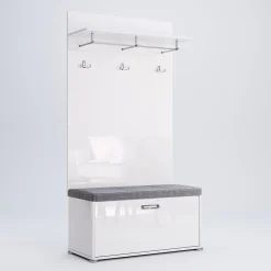 Zestaw mebli do przedpokoju Bella biały