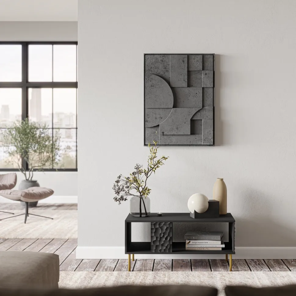 Zestaw mebli do salonu Afir czarny