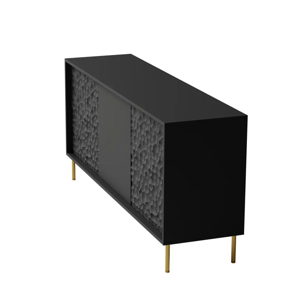 Zestaw mebli do salonu Afir czarny