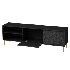 Zestaw mebli do salonu Afir czarny