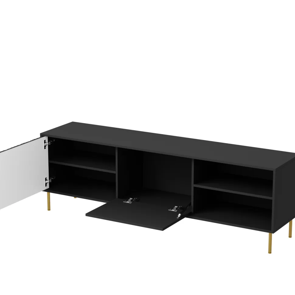 Zestaw mebli do salonu Afir czarny