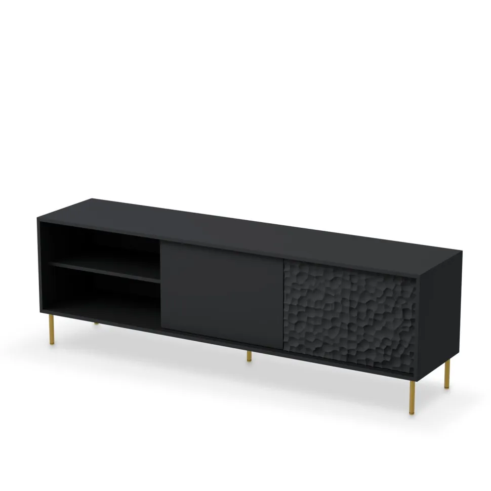 Zestaw mebli do salonu Afir czarny