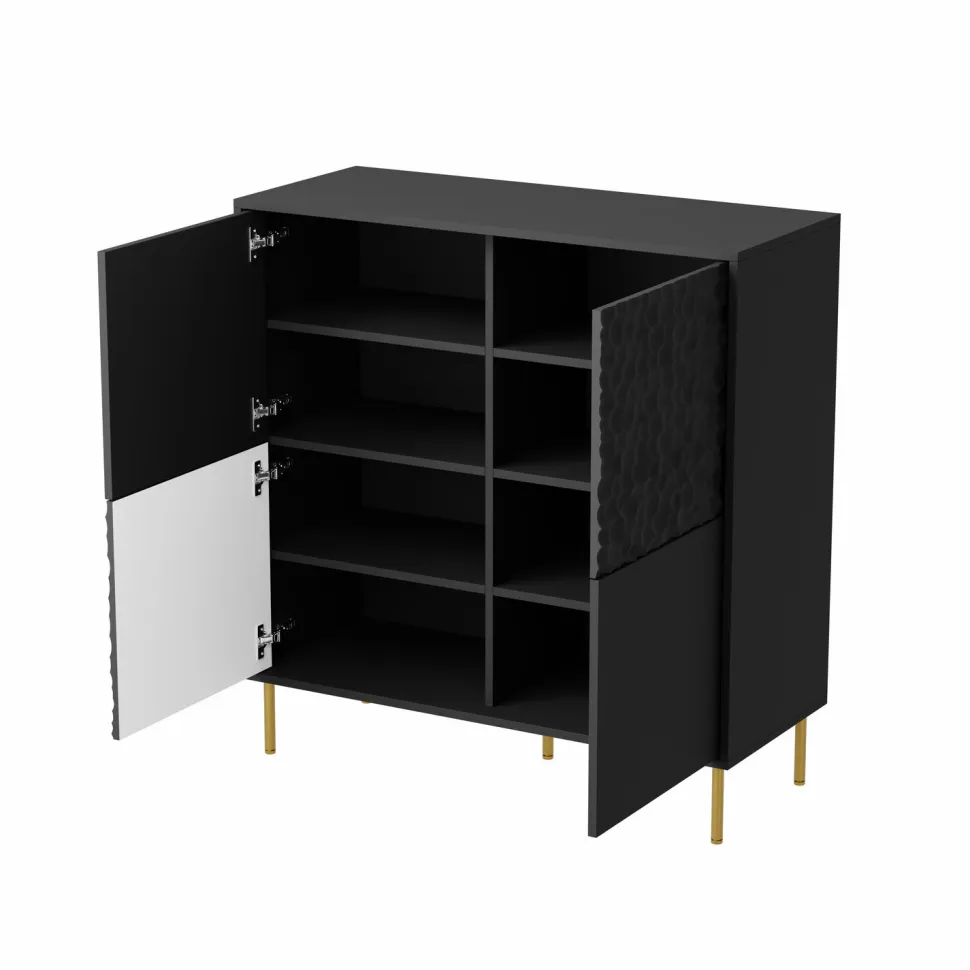 Zestaw mebli do salonu Afir czarny