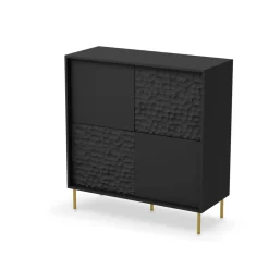 Zestaw mebli do salonu Afir czarny