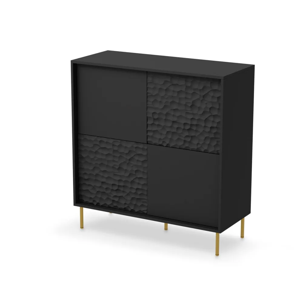 Zestaw mebli do salonu Afir czarny