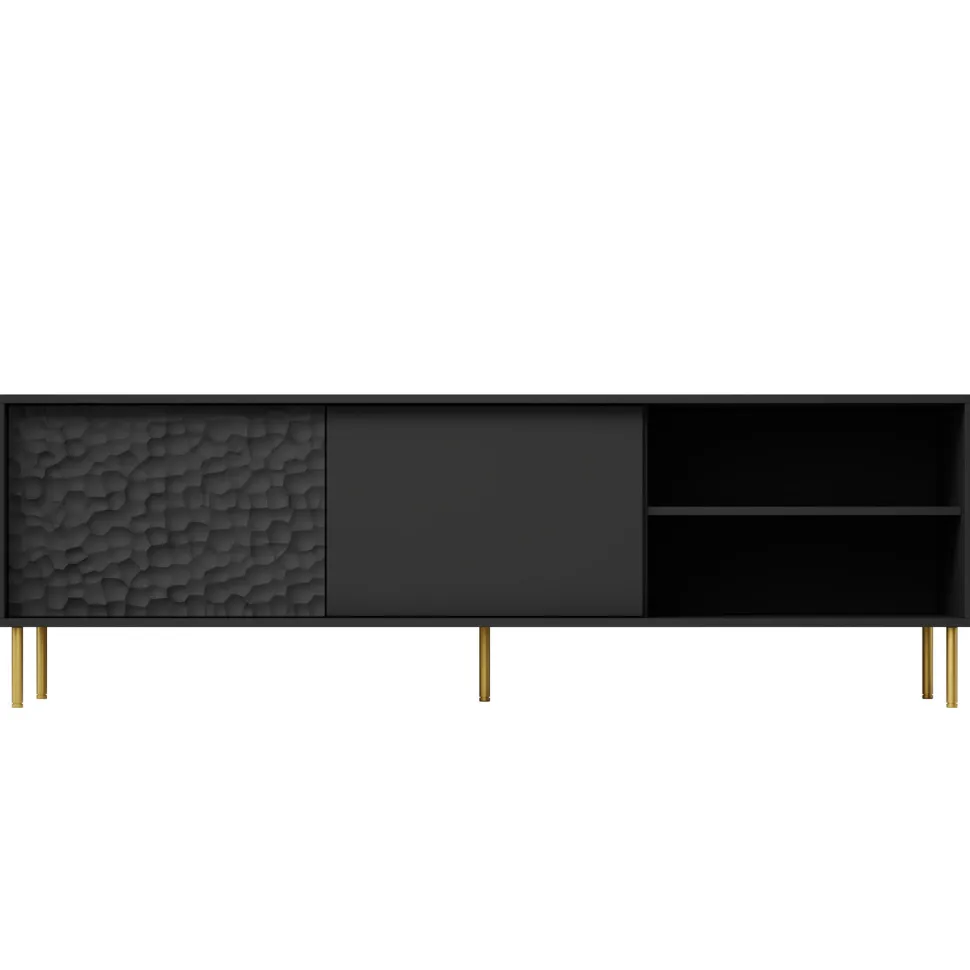 Zestaw mebli do salonu Afir czarny