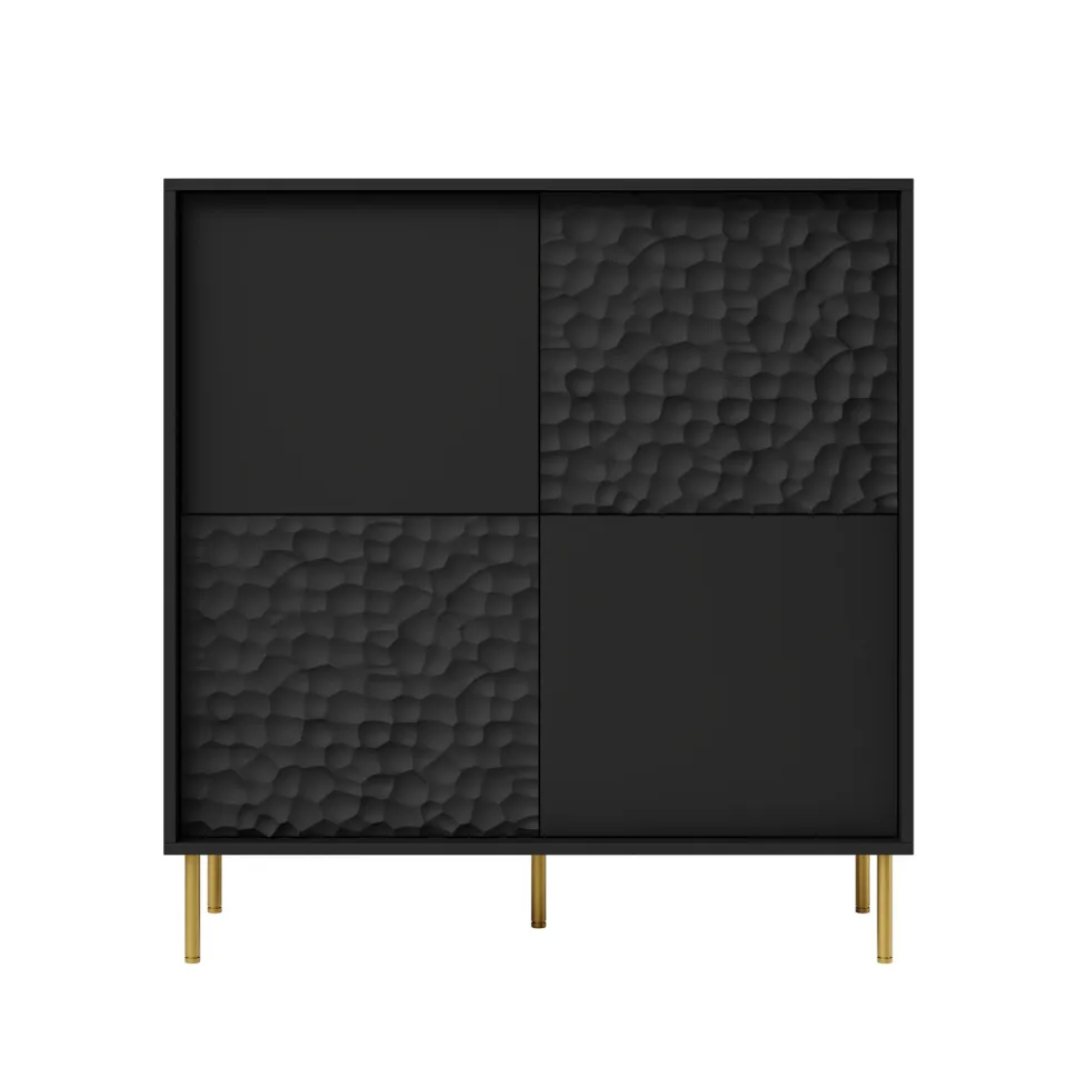 Zestaw mebli do salonu Afir czarny