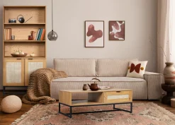 Zestaw mebli do salonu Capri w stylu boho