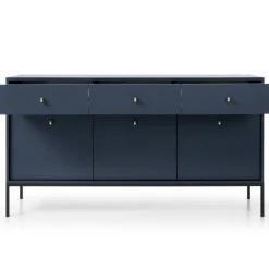 Zestaw mebli do salonu Evora granatowa