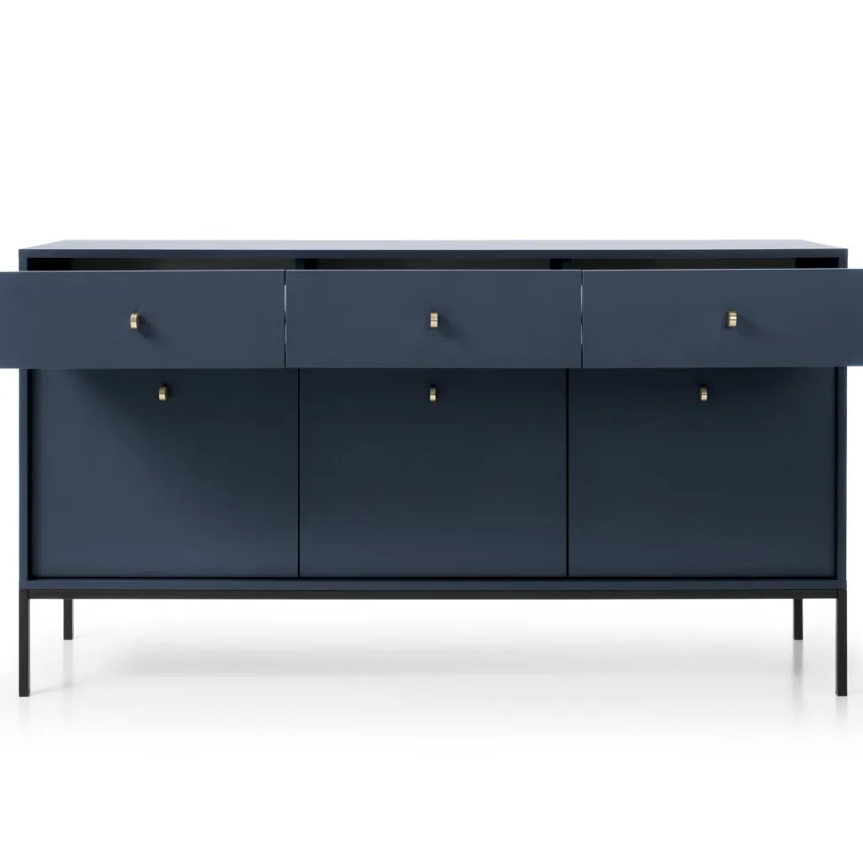 Zestaw mebli do salonu Evora granatowa