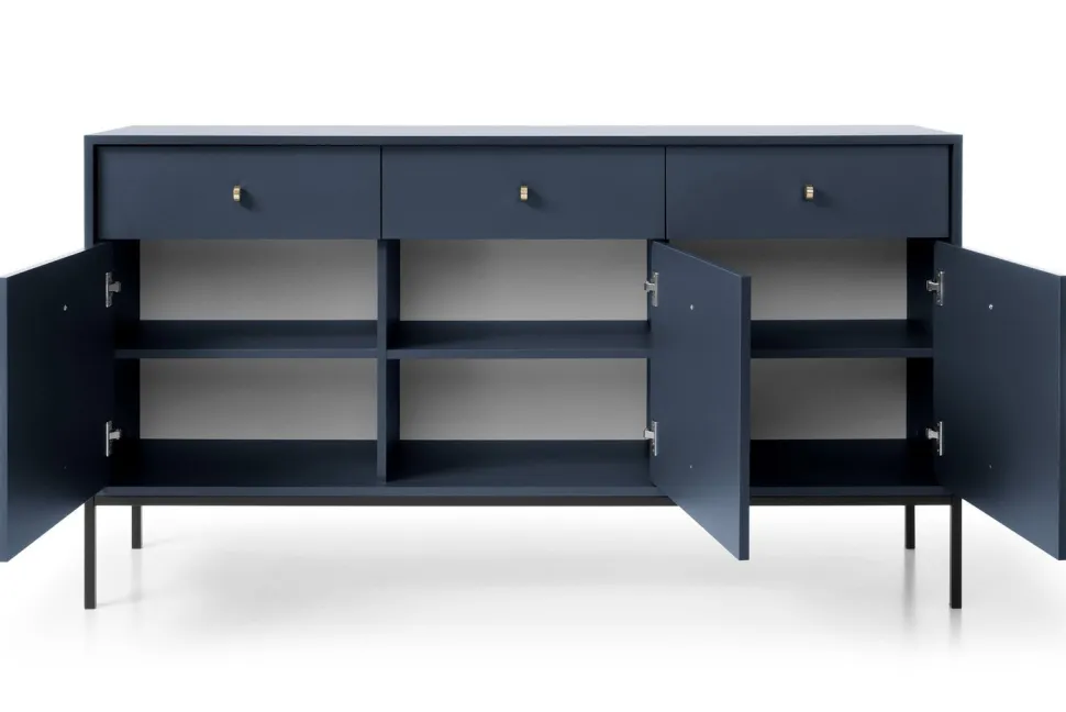 Zestaw mebli do salonu Evora granatowa