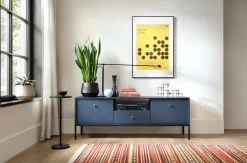 Zestaw mebli do salonu Evora granatowa