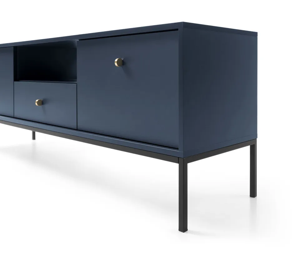 Zestaw mebli do salonu Evora granatowa