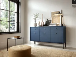 Zestaw mebli do salonu Evora granatowa