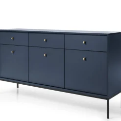 Zestaw mebli do salonu Evora granatowa