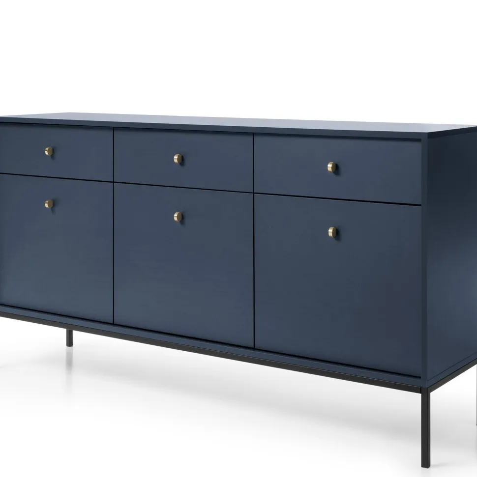 Zestaw mebli do salonu Evora granatowa