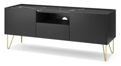 Zestaw mebli do salonu Marbren czarny