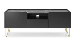 Zestaw mebli do salonu Marbren czarny
