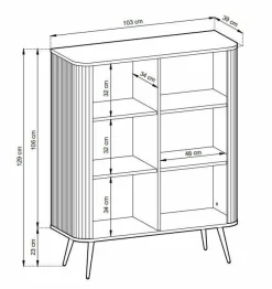 Zestaw mebli do salonu Seda czarne z czarnymi nogami