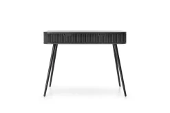 Zestaw mebli do salonu Seda czarne z czarnymi nogami